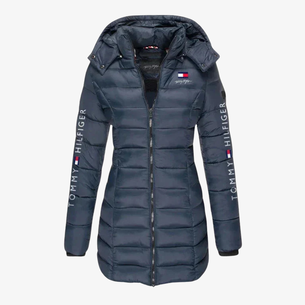 OUTLET™ Long Quilted Jacket with Hood