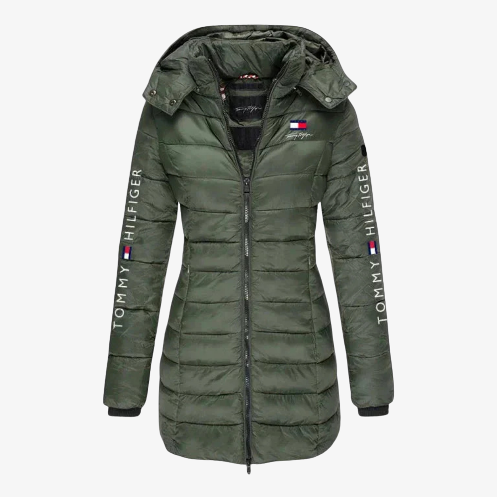 OUTLET™ Long Quilted Jacket with Hood