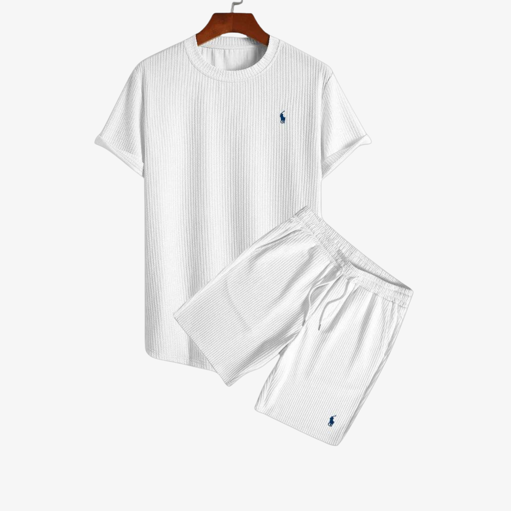 OUTLET™ Two-Piece Ribbed – T-Shirt & Shorts
