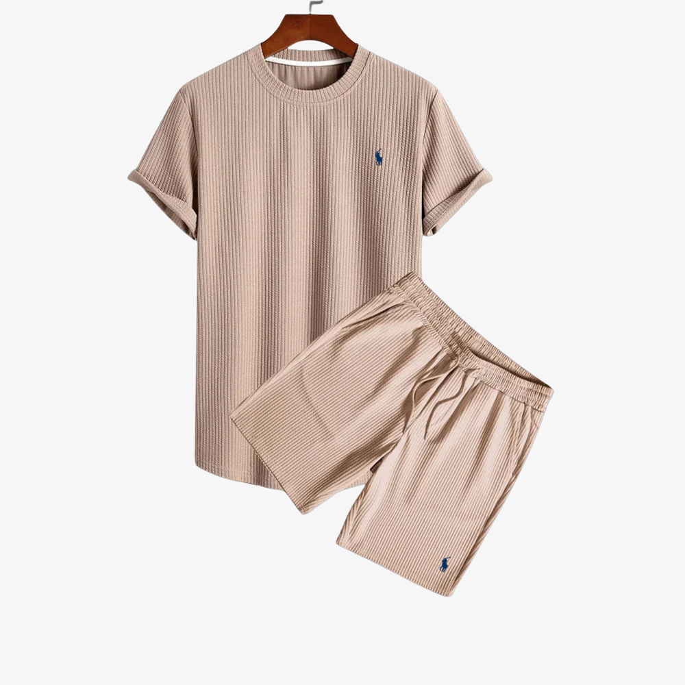 OUTLET™ Two-Piece Ribbed – T-Shirt & Shorts