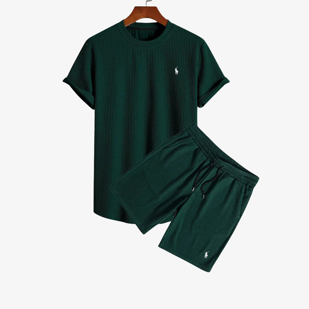 OUTLET™ Two-Piece Ribbed – T-Shirt & Shorts