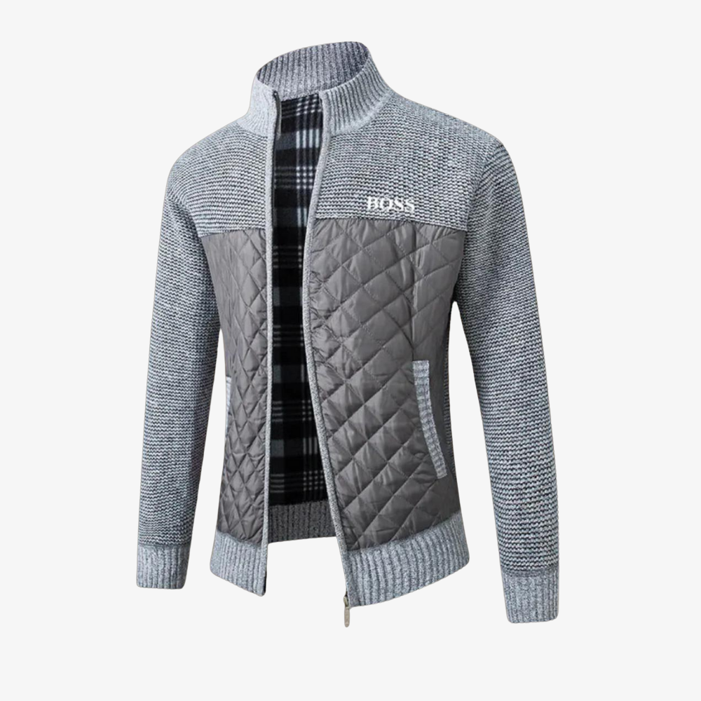 OUTLET™ Knit Jacket with Quilted Front