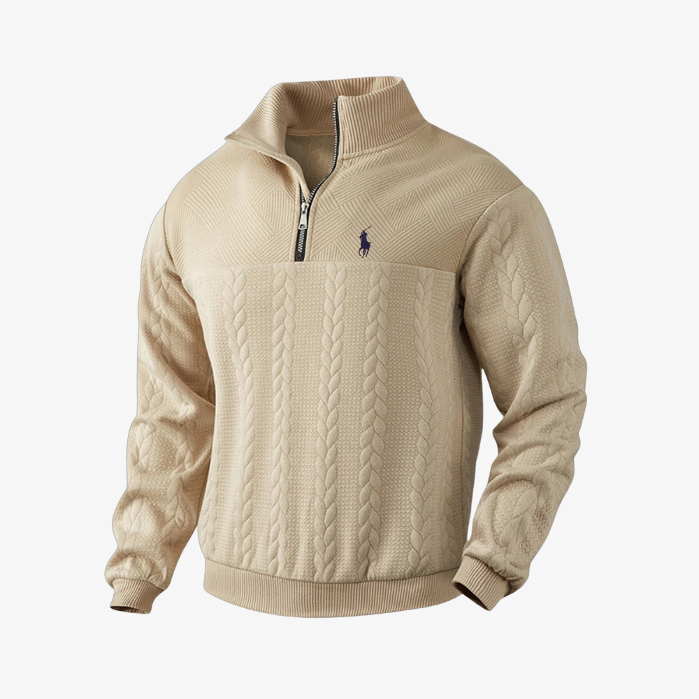 OUTLET™ Zip Knit Sweater
