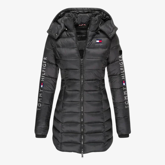OUTLET™ Long Quilted Jacket with Hood