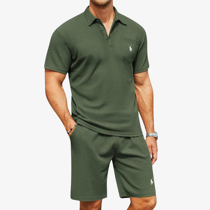 OUTLET™ Polo Shorts Set
