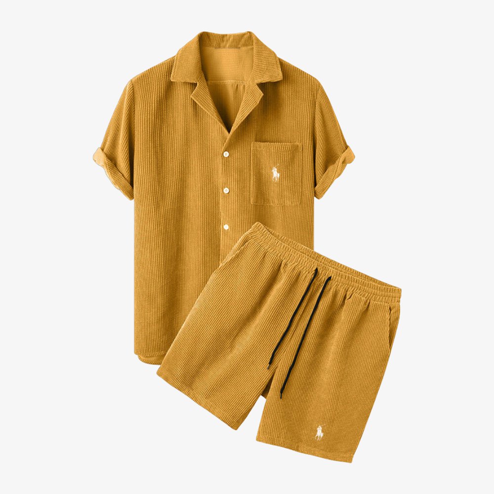 OUTLET™ Short-Sleeve Linen Set