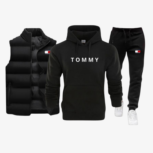 OUTLET™ Premium-Set – Kapuzenpullover, Jogginghose & Weste
