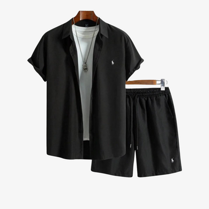 OUTLET™ Lightweight Summer Set – Short-Sleeve Shirt & Shorts