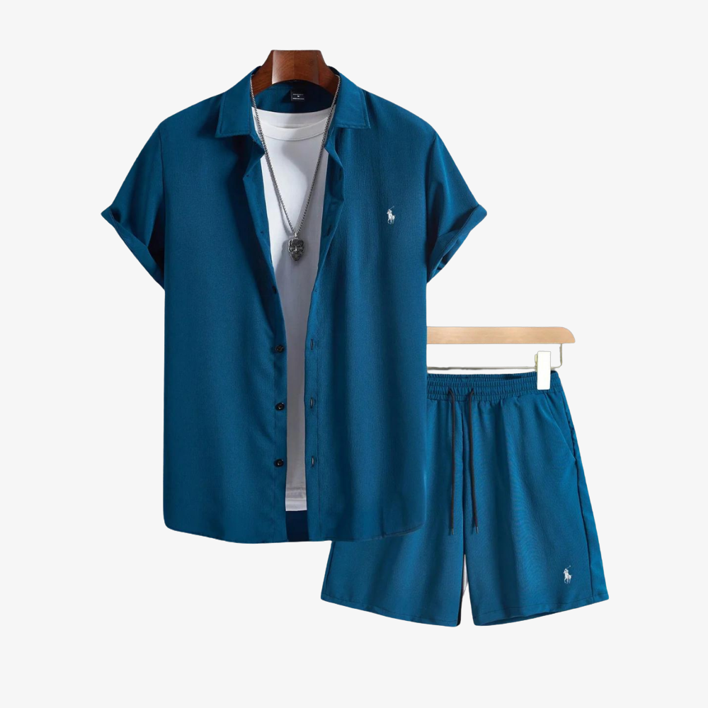 OUTLET™ Lightweight Summer Set – Short-Sleeve Shirt & Shorts