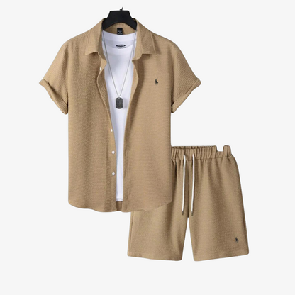 OUTLET™ Lightweight Summer Set – Short-Sleeve Shirt & Shorts