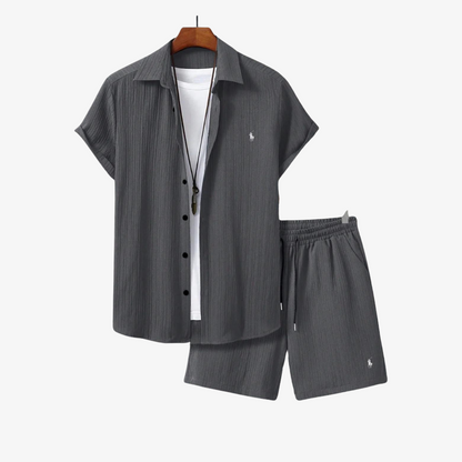 OUTLET™ Lightweight Summer Set – Short-Sleeve Shirt & Shorts