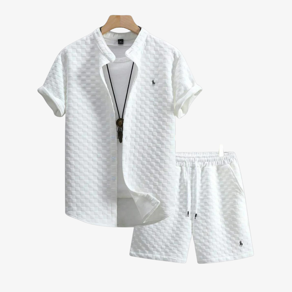 OUTLET™ Lightweight Summer Set – Short-Sleeve Shirt & Shorts