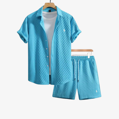 OUTLET™ Lightweight Summer Set – Short-Sleeve Shirt & Shorts