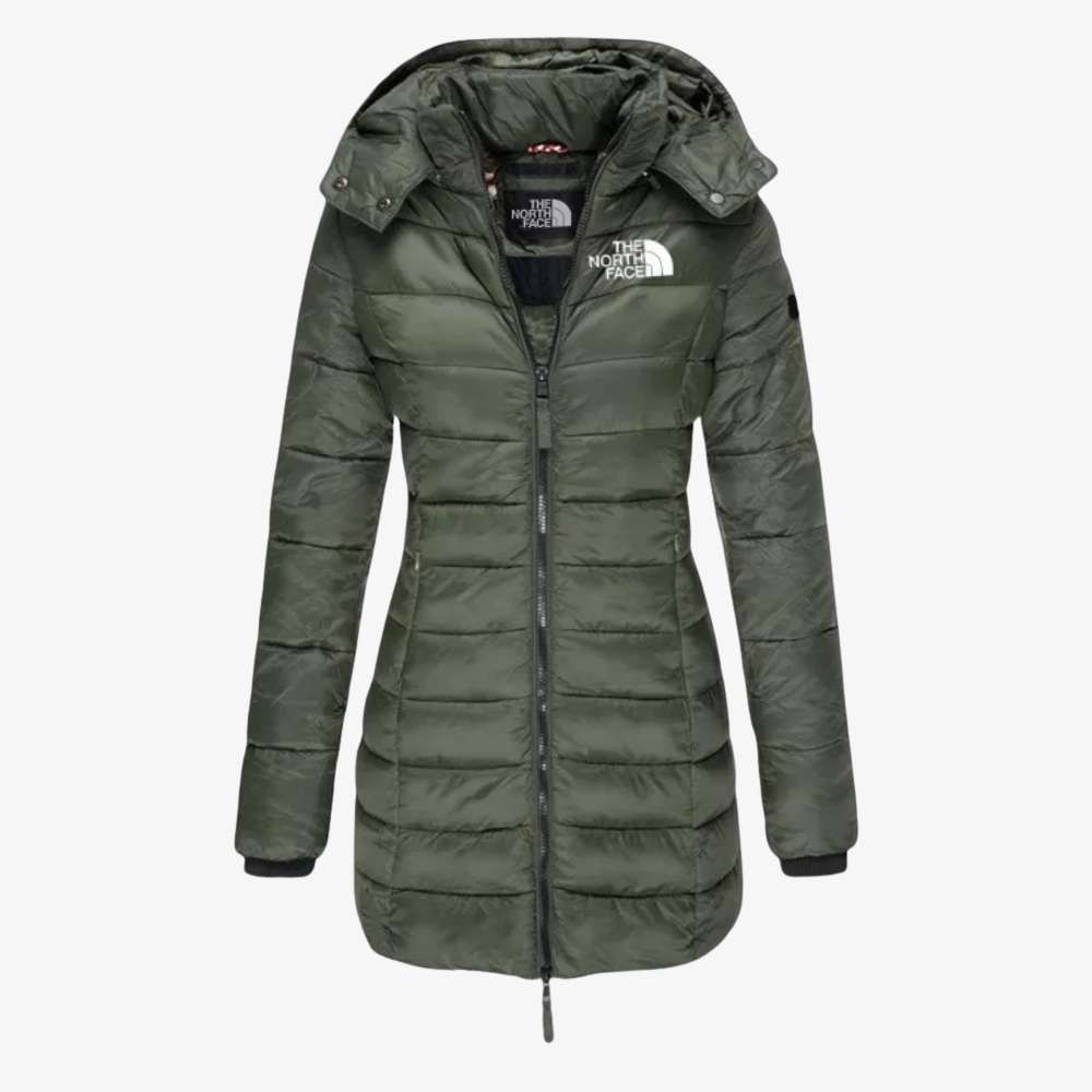 OUTLET™ Long Quilted Jacket with Hood